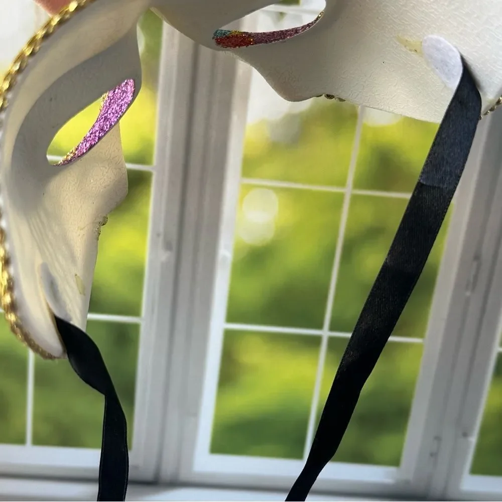 Venetian Mardi Gras Masquerade Long Nose Beak Mask